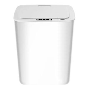 Lixeira Automática com Sensor 15 Litros Retangular Branca