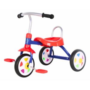 Triciclo Infantil com Pedal 3 Rodas Andador Bicicleta Velocipe Azul