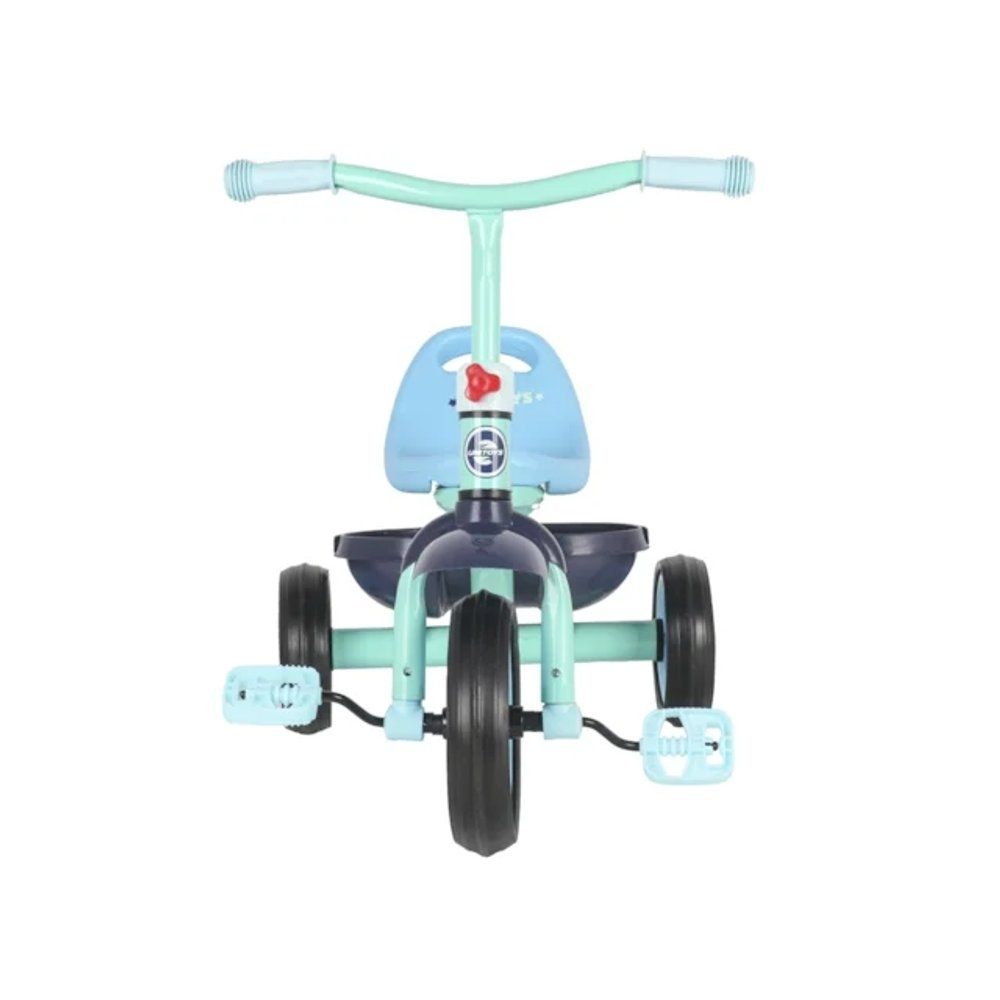 Triciclo Infantil Velocípede com Pedal e Cestinha Azul - Imagem 2