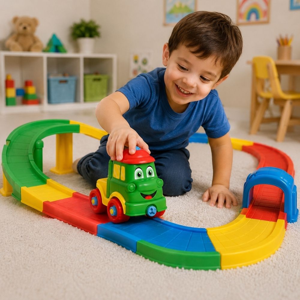 Caminhão de Brinquedo Infantil Colorido - Imagem 2