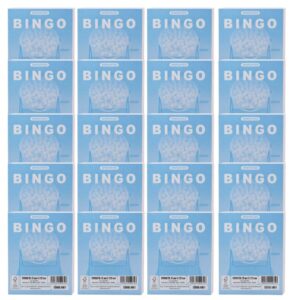 Kit 20 Cartela de Bingo 96 Folhas - Azul