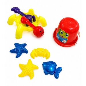 Baldinho de Tartaruga 8 Peças Kit Balde Praia Castelinho de Areia Brinquedo Infantil Completo