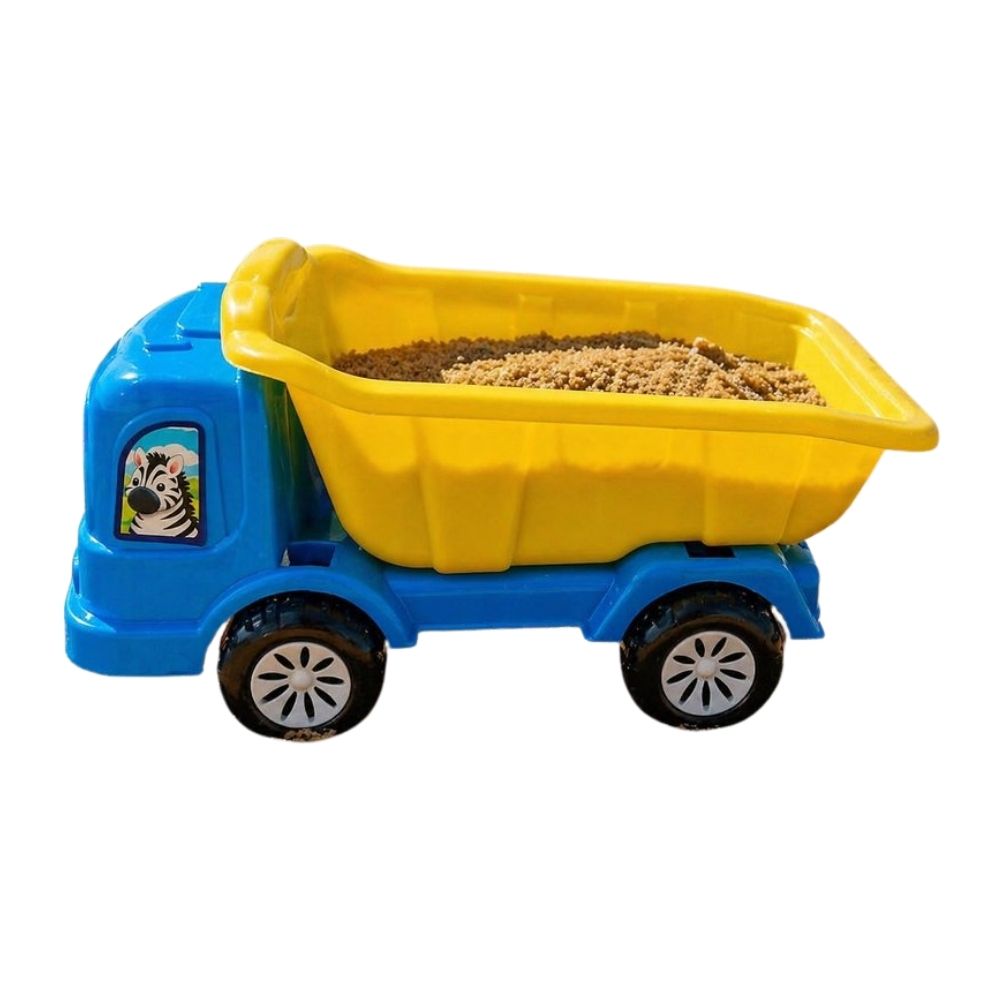 Kit Carrinho Caçamba Infantil com Balde 7 Peças Brinquedo Praia Areia - Imagem 3