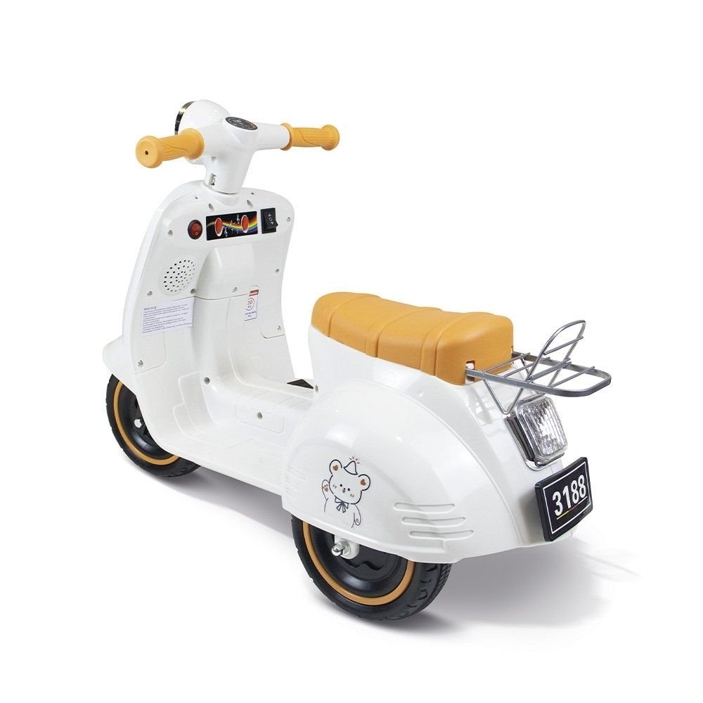 Moto Elétrico Infantil 2 Rodas Bateria Recarregável Motinha com Luz Som Acelerador - Imagem 3