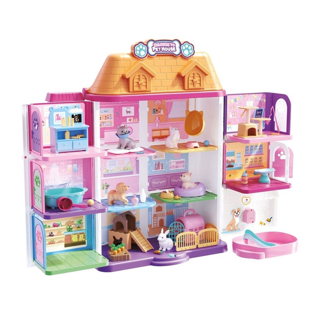 Casa Pet House Maleta Portátil 3D Acessórios Brinquedo Infantil - Imagem 4