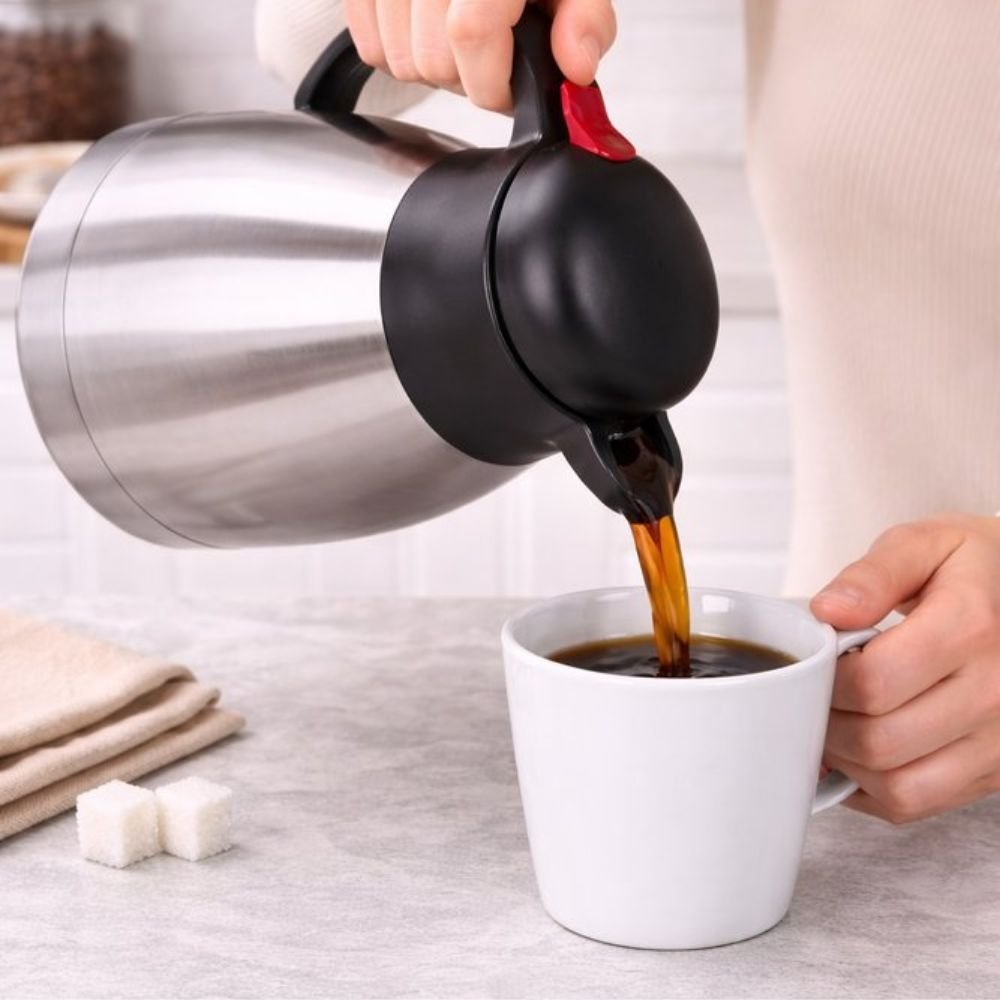 Garrafa Térmica Bule Inox 750ml para Café Chá Expresso Água - Imagem 2