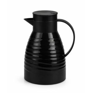 Garrafa Térmica 1 Litro Preta com Isolamento a Vácuo para Café Chá Água