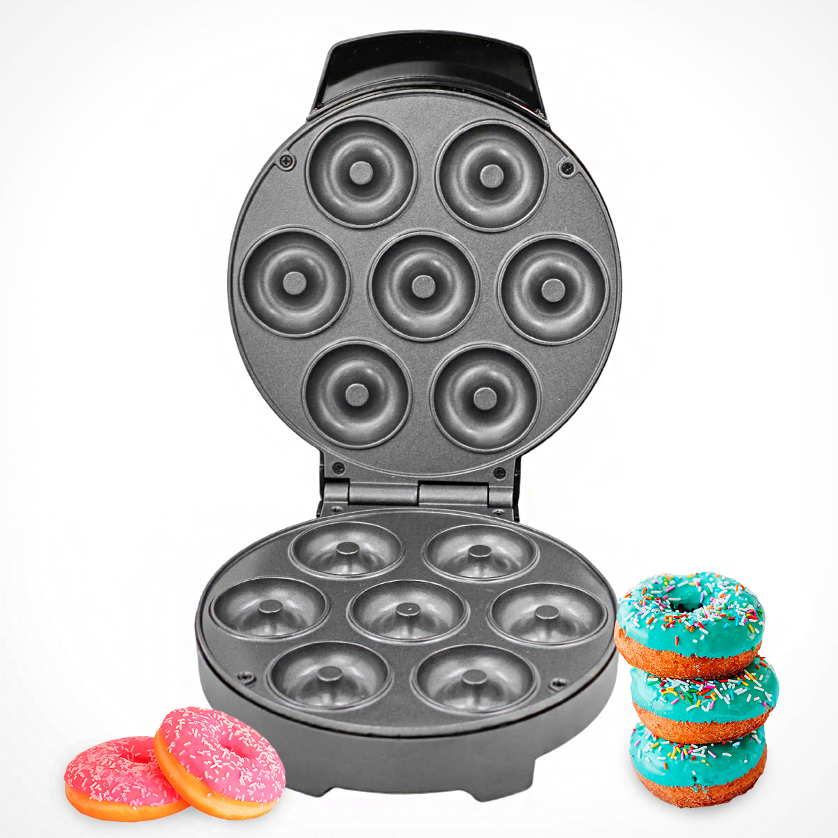 Maquina De Fazer Donuts Rosquinhas Confeitaria Doce Culinaria 110V 1000W - Imagem 3