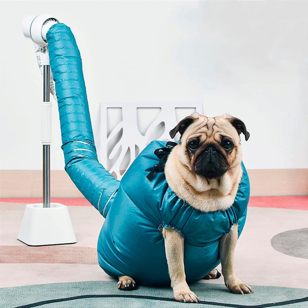 Capa de Secagem Pet Para Cachorro com Tubo para Secador Pelos Tamanho L - Imagem 4