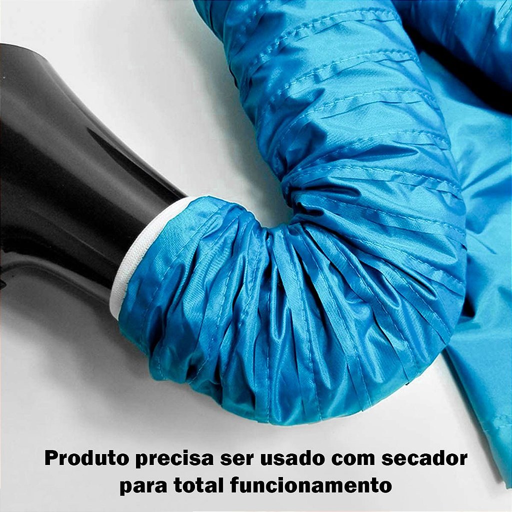 Capa de Secagem Pet Para Cachorro com Tubo para Secador Pelos Tamanho L - Imagem 5