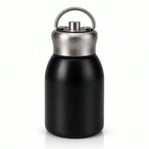 Garrafa Térmica Portátil 300ml Inox Compacta para Café Água Quente Fria