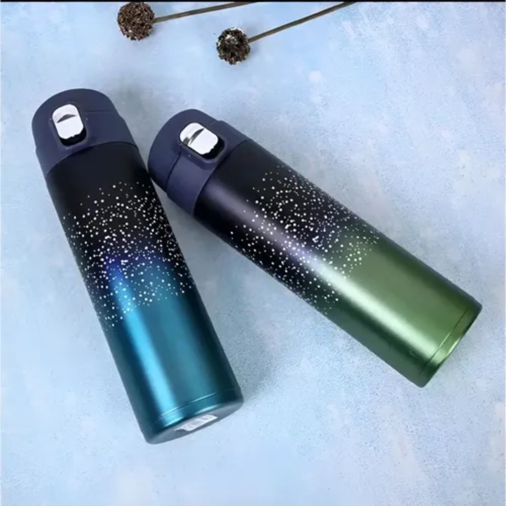 Garrafa Térmica 500ml com Tampa Inox Bico para Água Quente e Fria Academia - Imagem 4