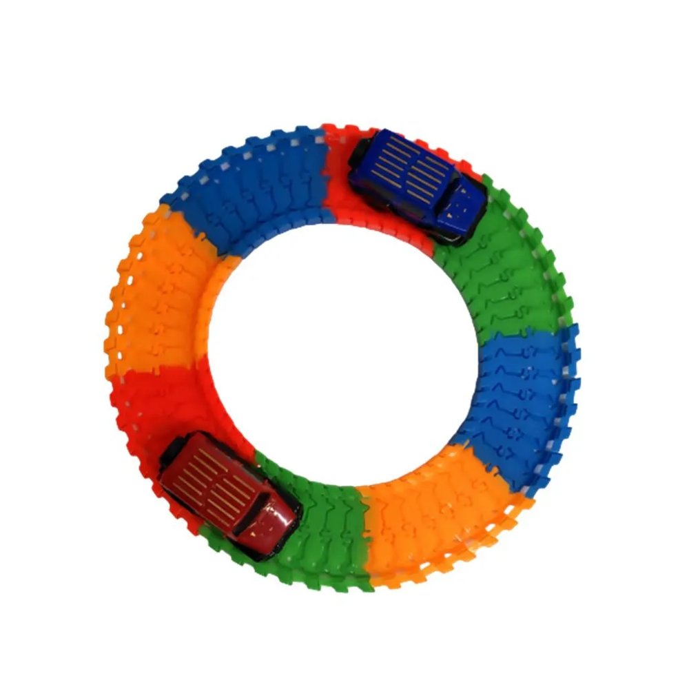 Carrinho com Pista Trilha Maluca para Montar Flexível - Imagem 8