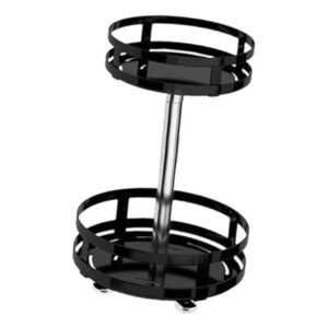 Organizador Giratório 2 Andares Porta Temperos Condimentos Cosméticos Cozinha