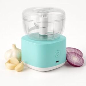 Triturador Elétrico de Alimentos 250ml Usb Recarregável Alho Legumes Carne