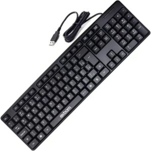 Teclado Usb Abnt2 com Fio Bk 103 Teclado Numérico Layout Brasileiro