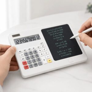 Calculadora Científica com Tablet de Escrita Digital Portátil e Dobrável
