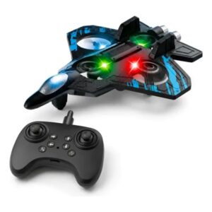 Drone Avião Infantil com Controle Remoto Iluminação em Led Recarregável