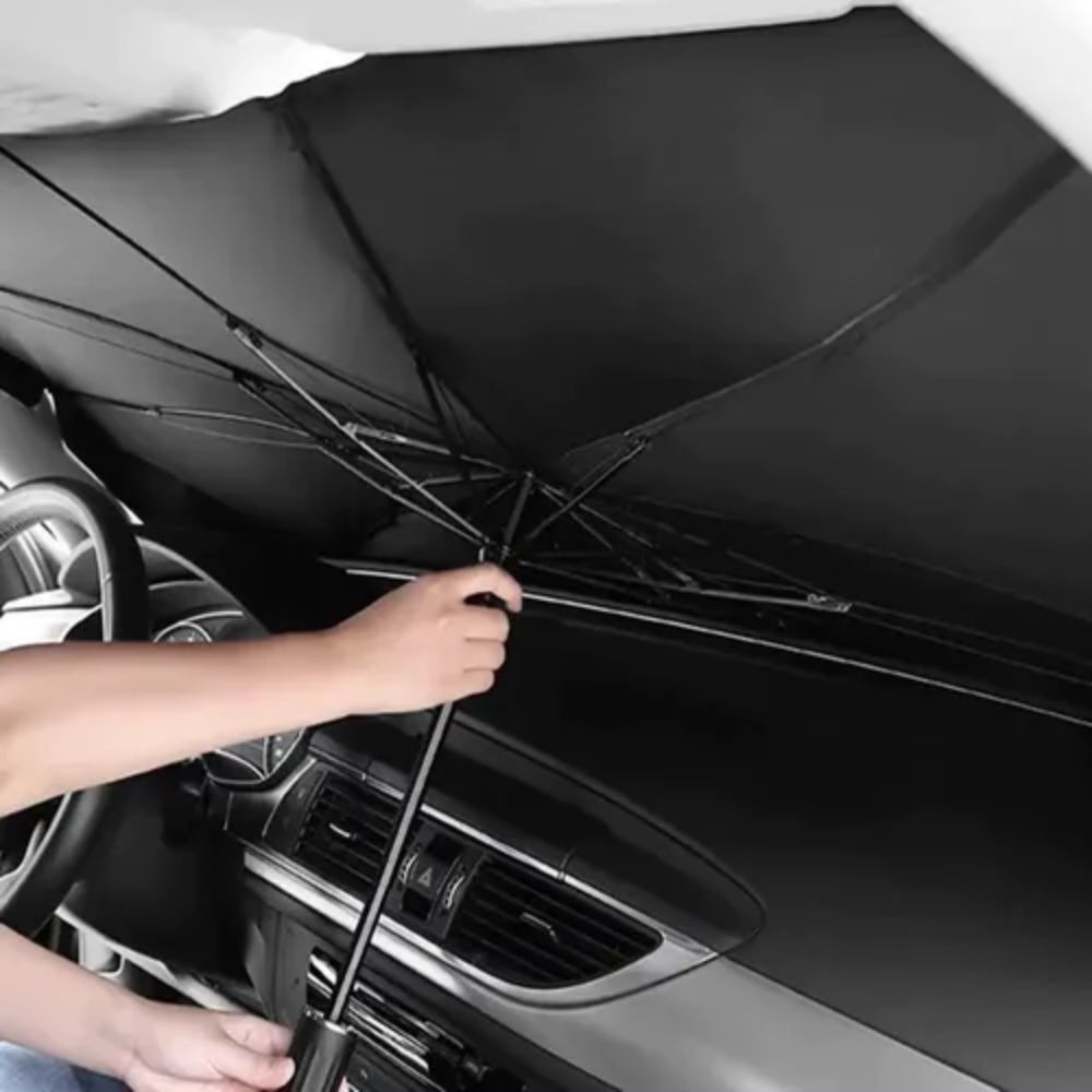 Guarda Sol para Brisa Carro Retrátil Anti Uv Proteção Térmica Universal - Imagem 3