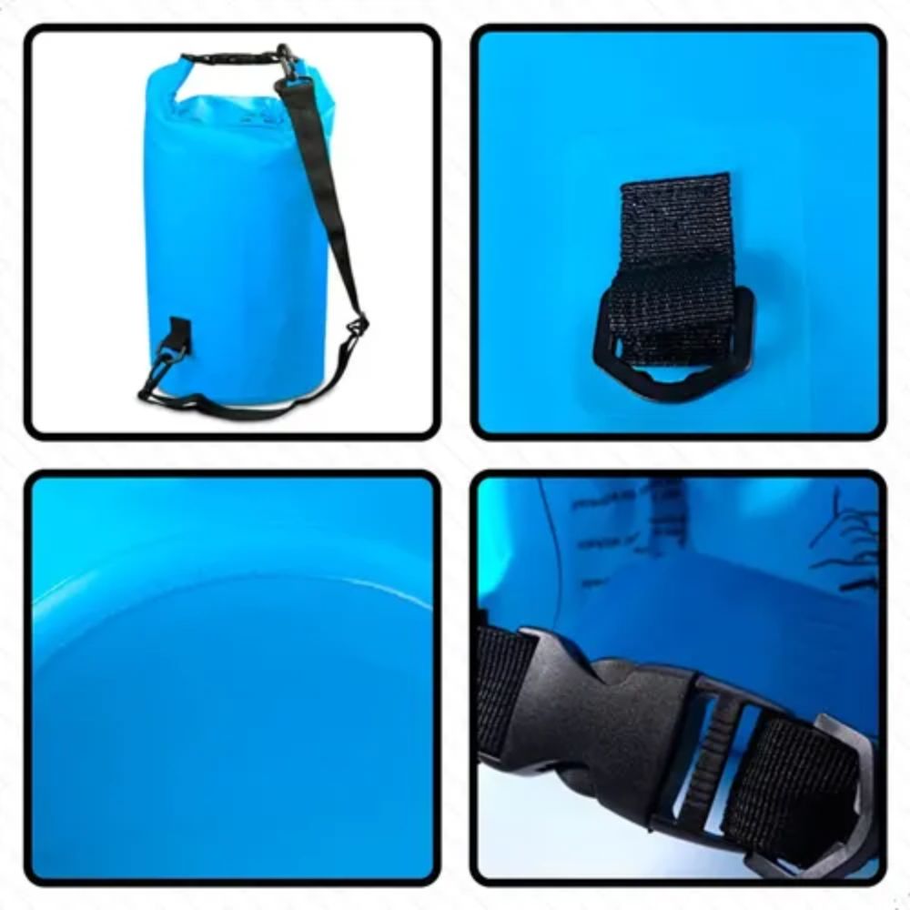 Bolsa Estanque 5 Litros Impermeável Dry Bag para Praia e Camping - Imagem 4