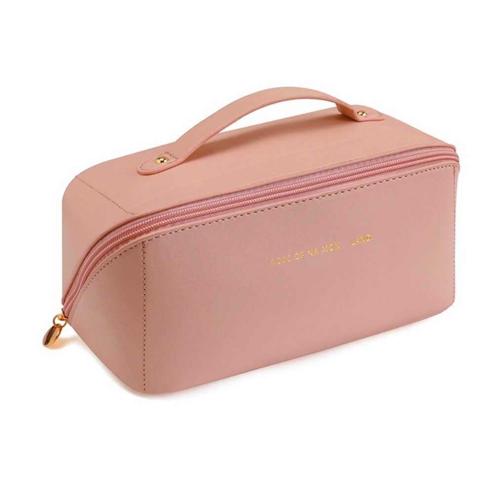 Bolsa Necessaire Organizadora Maquiagem Cosméticos Higiene Viagem Compacto - Imagem 5