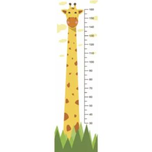 Adesivo Régua de Crescimento Infantil Parede Decorativo Autocolante Pvc