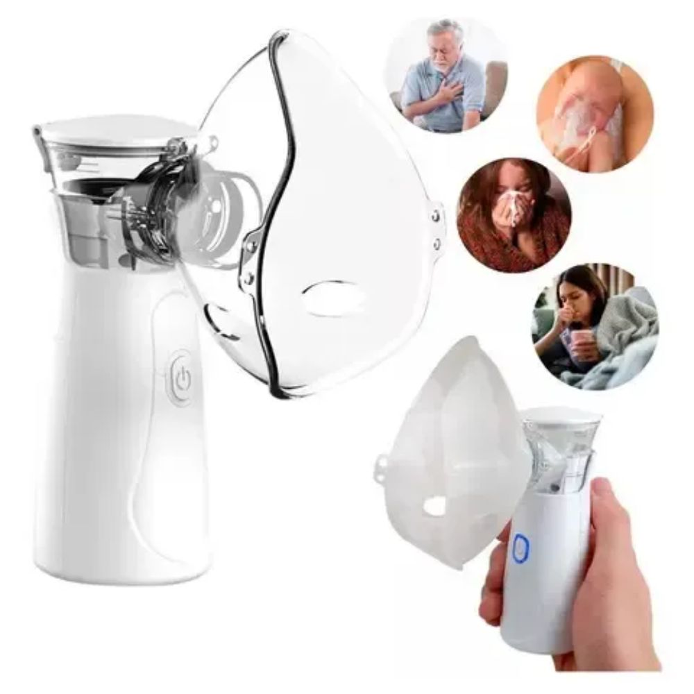 Mini Nebulizador Inalador Portátil Ultrassônico Sem Fio Adulto Infantil - Imagem 3