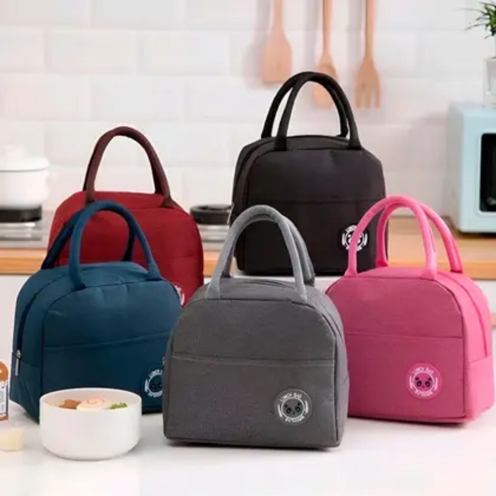 Bolsa Térmica Lancheira Marmita com Alça Resistente Impermeável Compacta - Imagem 3