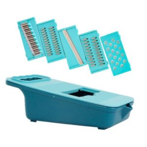 Ralador Cortador Fatiador Legumes e Frutas 5 em 1 Mandoline Multifuncional
