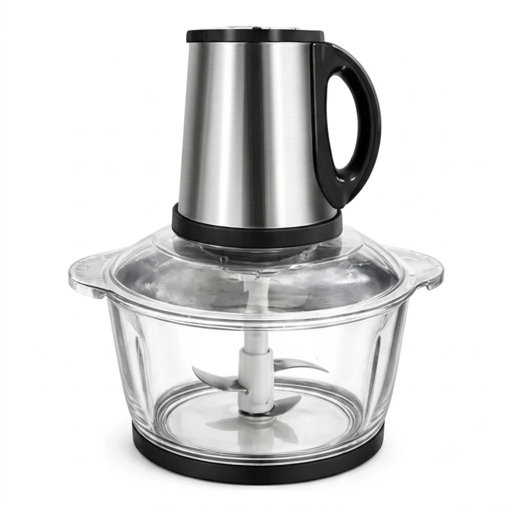 Triturador Processador de Alimentos Mixer Elétrico 2l 110v Transparente - Imagem 9