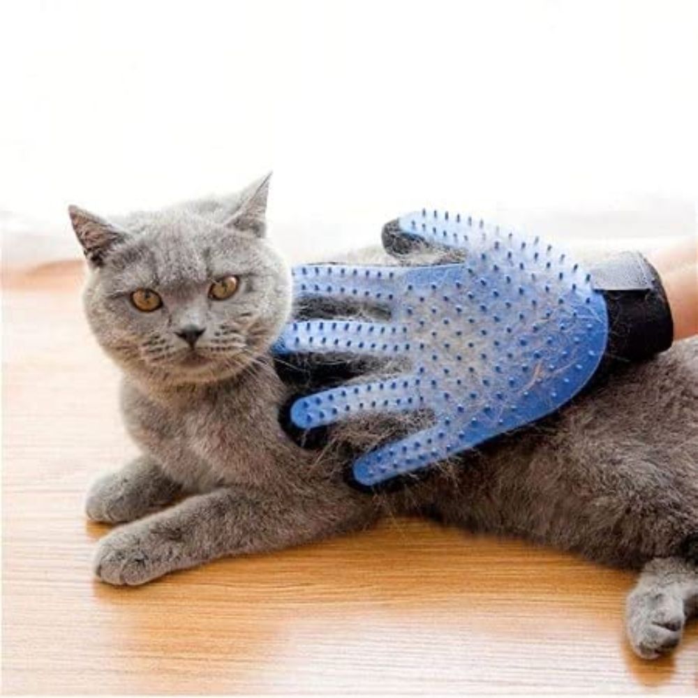 Luva Removedora de Pelos Pet para Cachorro e Gato Massageadora Magnética - Imagem 6
