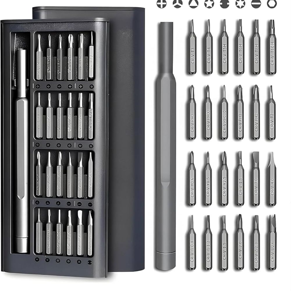 Kit Chave de Fenda Precisão 24 em 1 Magnética para Celular e Notebook - Imagem 8