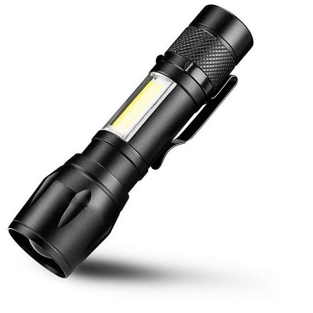 Lanterna Mini Led Recarregável Usb com Zoom e 3 Modos de Luz - Imagem 5