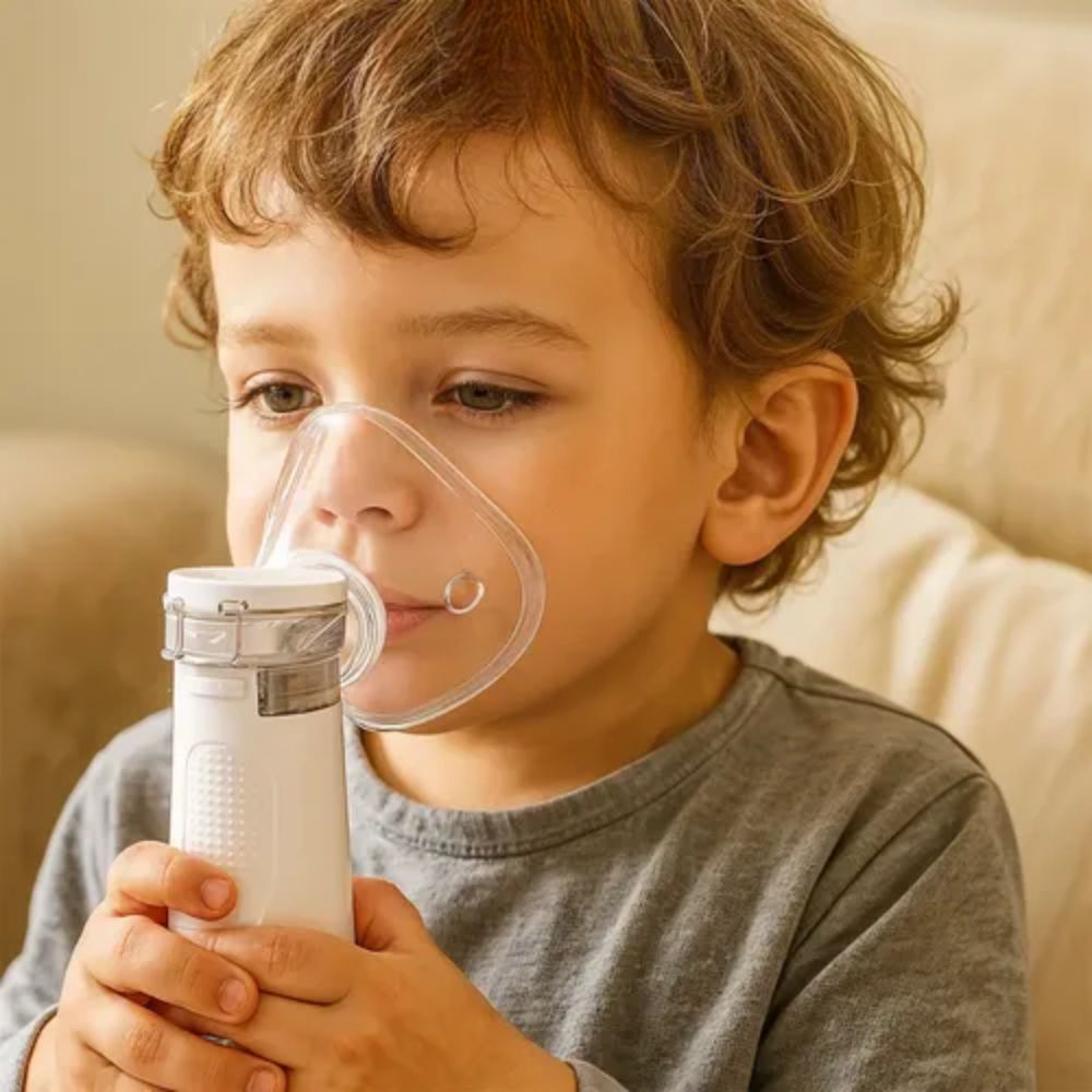 Mini Nebulizador Inalador Portátil Ultrassônico Sem Fio Adulto Infantil - Imagem 6