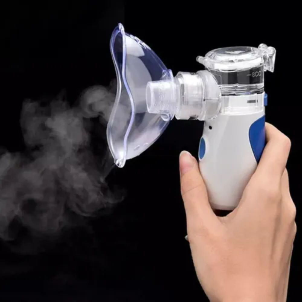 Mini Nebulizador Inalador Portátil Ultrassônico Sem Fio Adulto Infantil - Imagem 8