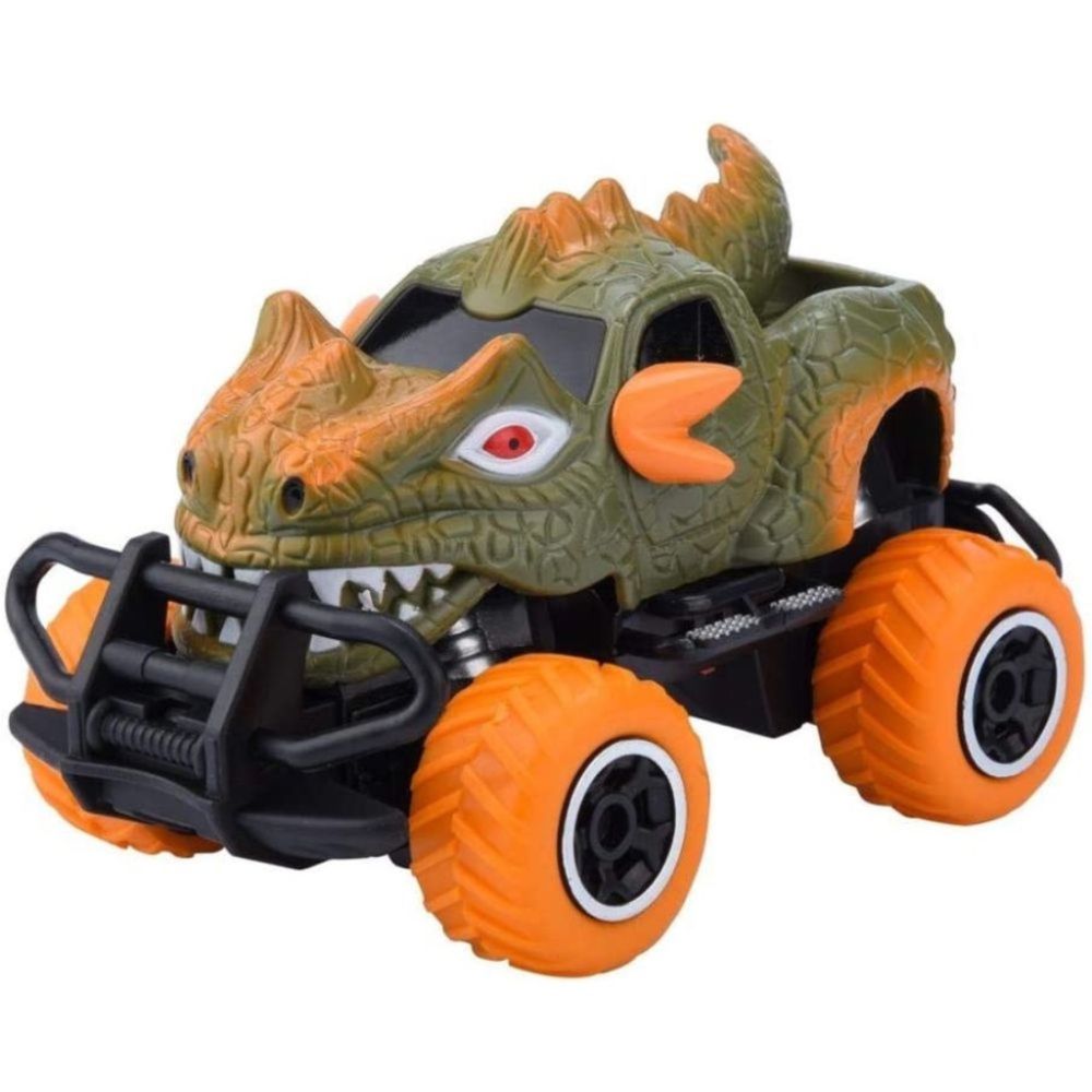 Carrinho Dinossauro Controle Remoto Rc 4x4 Infantil Off Road Pilha Resistente - Imagem 5