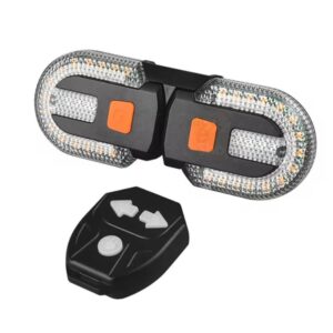 Luz Traseira para Bicicleta Led com Controle Remoto Recarregável Usb sem Fio