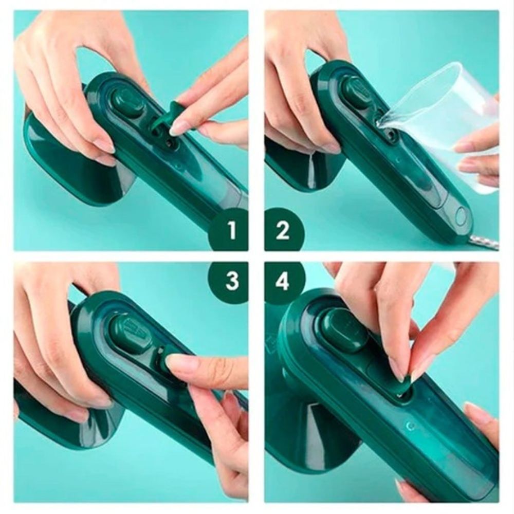 Mini Ferro de Passar Roupa Portátil Vapor para Viagem Compacto 110v Compacto - Imagem 4