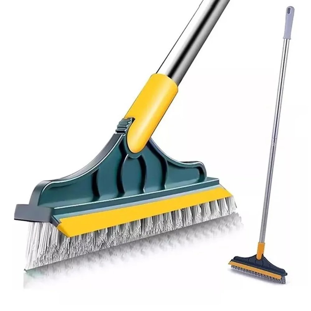 Escova 3 em 1 Vassoura Rodo Gap Limpeza Mop