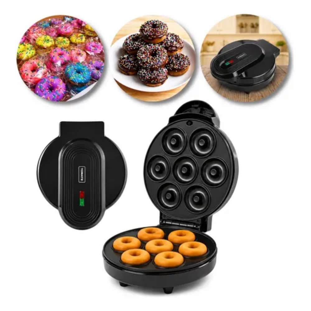 Máquina de Fazer Donuts Elétrica 7 Rosquinhas Antiaderente 220v 1200w - Imagem 3