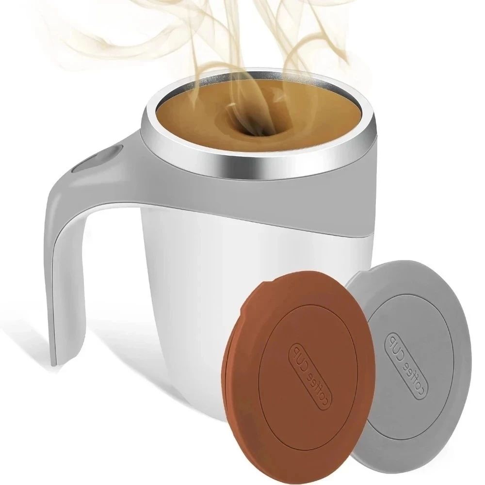 Caneca Misturadora Automática Elétrica Pilha Mixer Café 380ml - Imagem 5