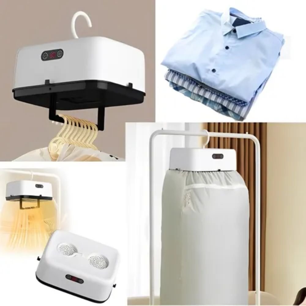Secadora Elétrica Portátil Roupas 110v Compacta Dobrável Até 5Kg Secagem Rápida - Imagem 3