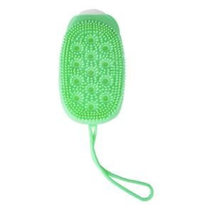 Bucha de Banho Silicone Massageadora Corporal Esponja Dupla Face Esfoliação