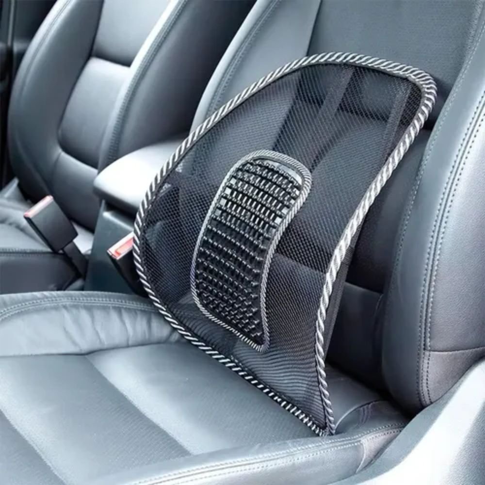 Suporte Apoio Lombar Ergonômico Cadeira Escritório Carro Encosto Postural - Imagem 3