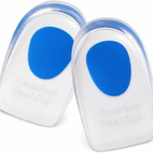 Kit 2 Palmilhas Gel Silicone Ortopédicas Fascite Plantar Esporão de Calcâneo