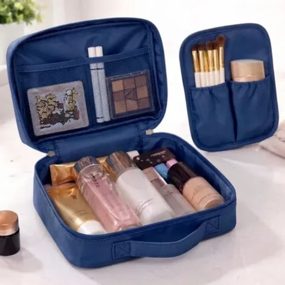 Necessaire Organizadora Viagem Impermeável Multifuncional Porta Maquiagem - Imagem 3