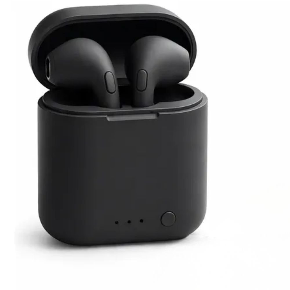 Fone Bluetooth i7s Tws Sem Fio Intra Auricular Carregador Android Ios Preto