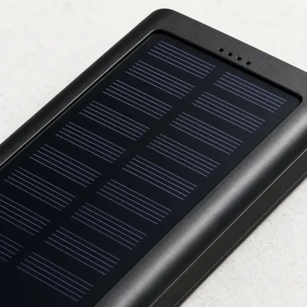 Power Bank Solar 10000mah Carregador Portátil Lanterna Led Usb para Celular - Imagem 2