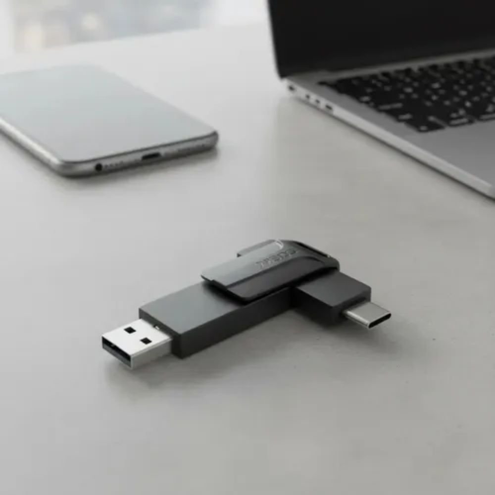 Pen Drive 32gb Usb Tipo C 2 em 1 para Celular Android Computador Notebook - Imagem 2