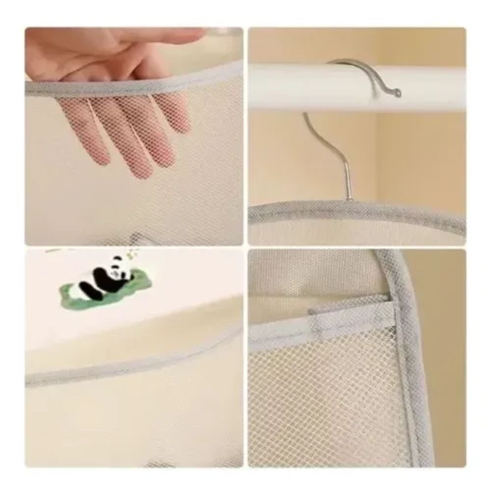 Cabide Organizador Multiuso para Guarda Roupa Cintos Meias Sutiãs Calcinhas - Imagem 3